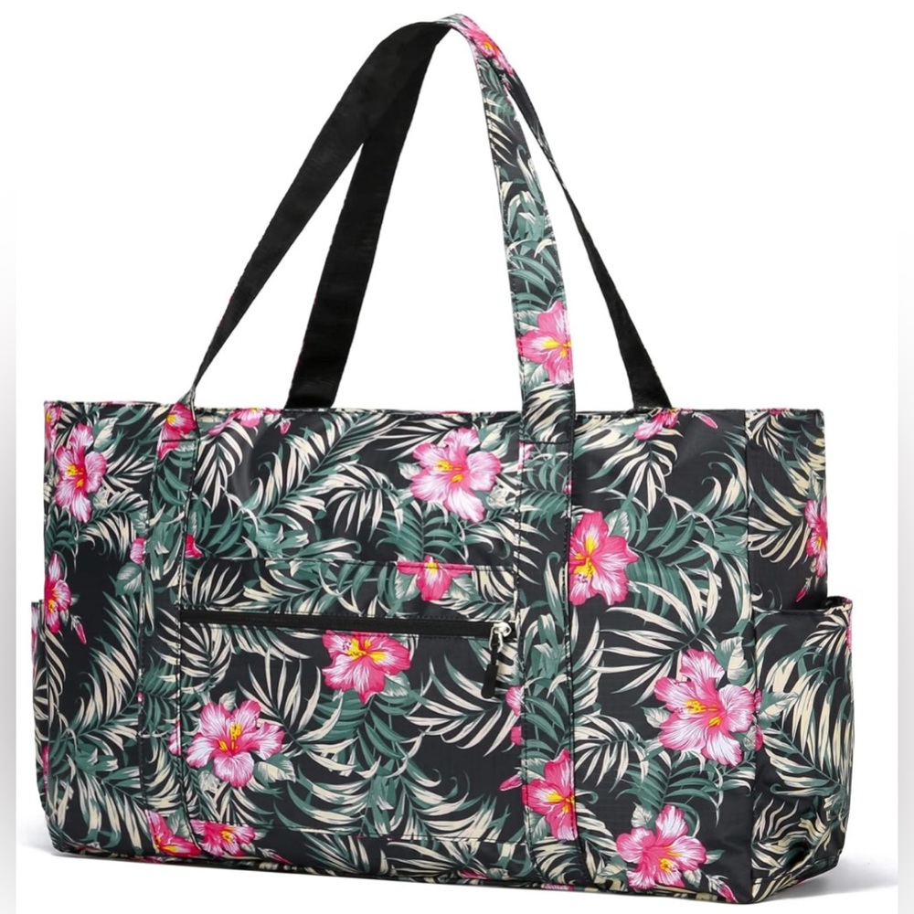 Outrip Extra Large Beach Tote Bag for Family Waterproof Pool Bag w/ Zipper - NWT